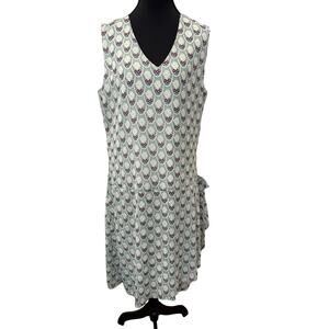 La Vie Delight Light Green 1920"s Style Dress wtih Drape and Bow